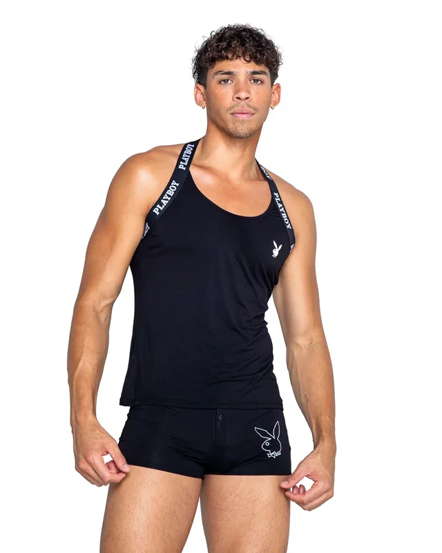 PBLI140 – Playboy Mens Tuxedo Modal Tank