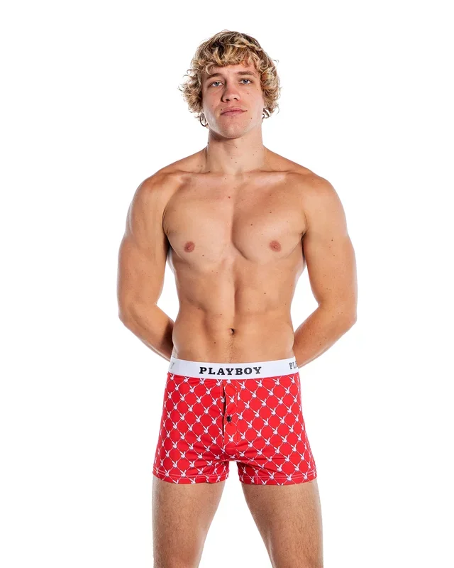 PBLI168 – Playboy Mens Argyle Boxer Briefs