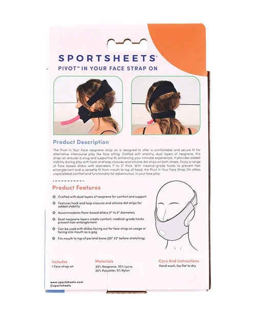 Pivot In Your Face Strap-On – Black