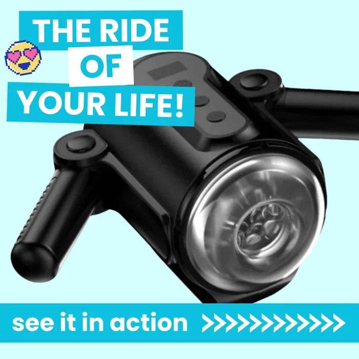 PLAY JOY Motorcycle Male Masturbator – 9 Thrusting and Vibrating Modes!