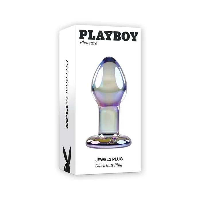 Playboy Jewels Glass Anal Plug