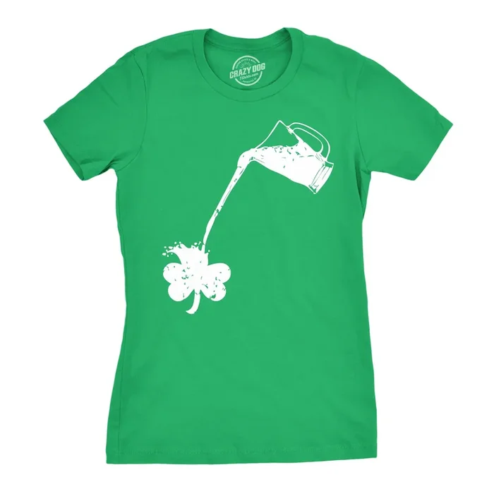 Pouring Shamrock Women’s T Shirt