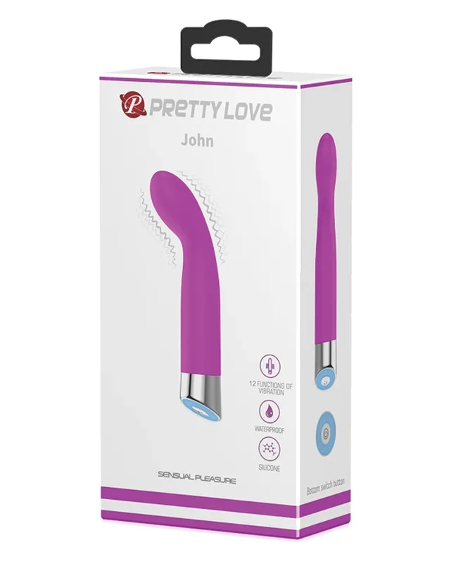 Pretty Love John Mini G-Spot Vibrator – Fuchsia