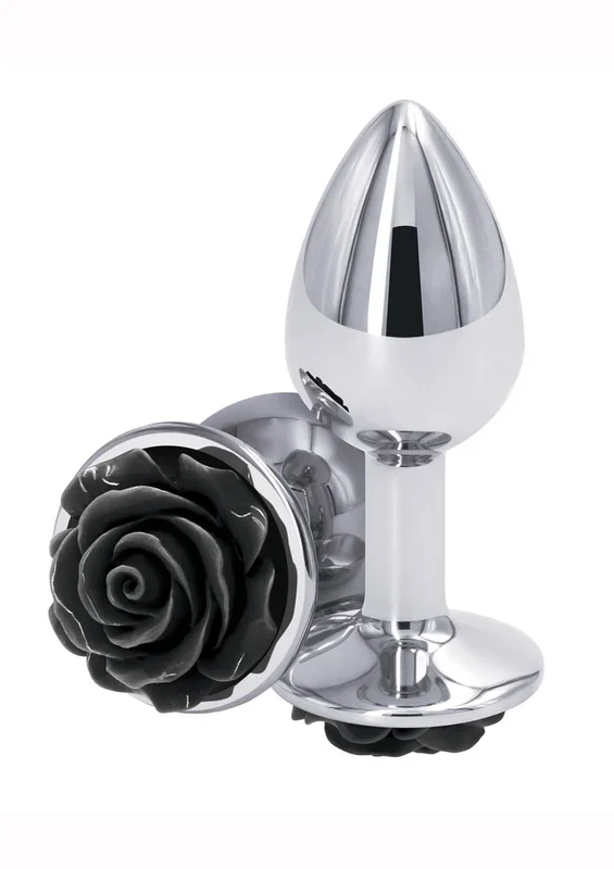Rear Assets Rose Aluminum Anal Plug