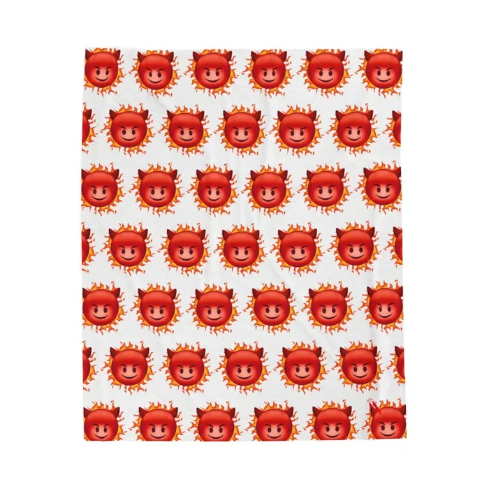 Red Hot Naughty Devil Pattern | Mix & Match Soft Fun-Flirty Lovers’ Blankets