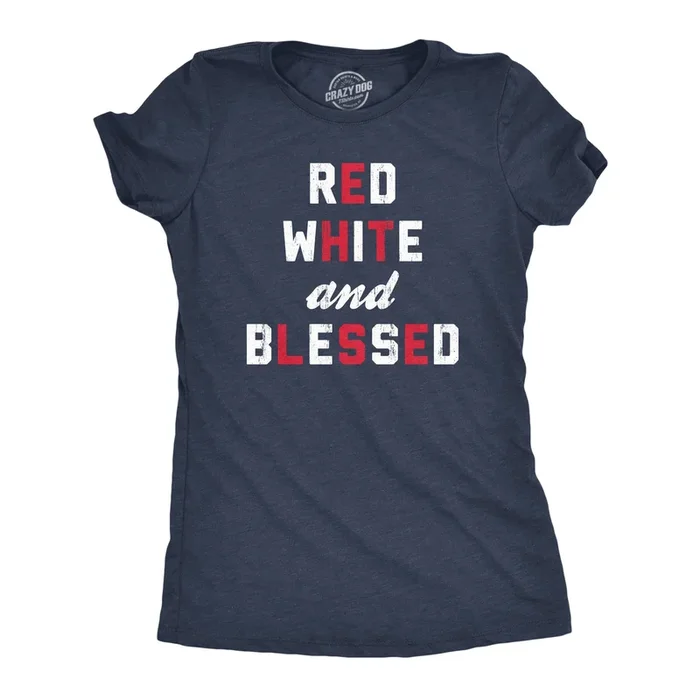 Red White And Blessed Women’s T Shirt