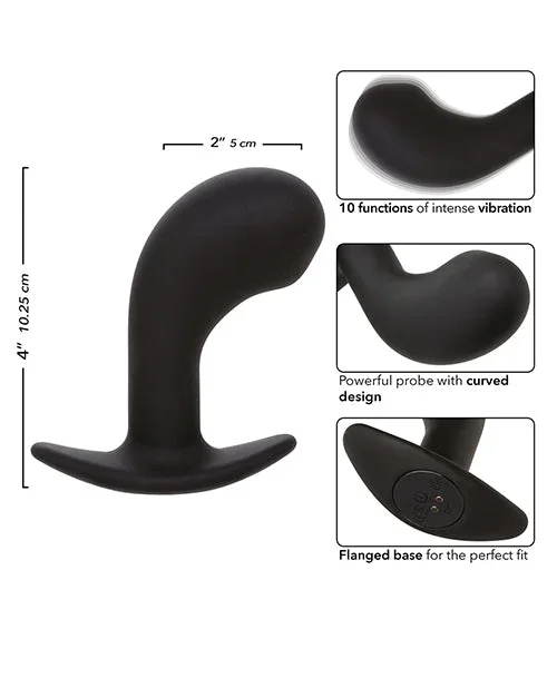 Rock Bottom Curved Prostate Probe – Black