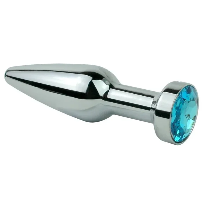 Royal Sapphire Tapered Metal Butt Plug