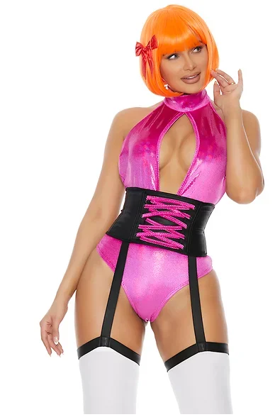 SEXY PINK SUPER HERO GIRL