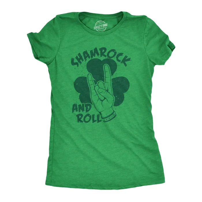 Shamrock And Roll Women’s T Shirt