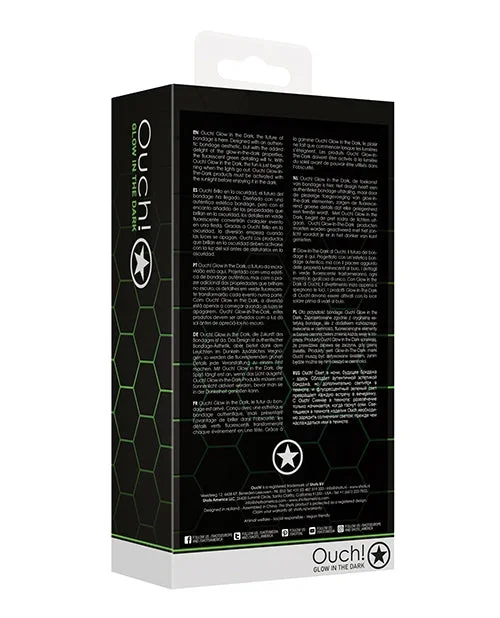 Shots Ouch Butt Plug w/Cock Ring & Ball Strap – Glow in the Dark