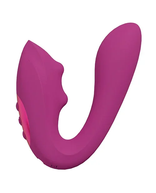 Shots Yuki Dual Action G-Spot Vibrator w/Massaging Beads – Pink
