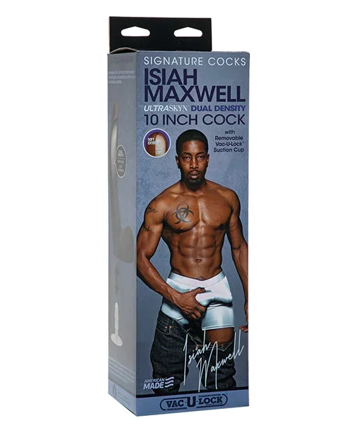 Signature Cocks Isiah Maxwell Pornstar Dildo 10in Ultraskyn Cock