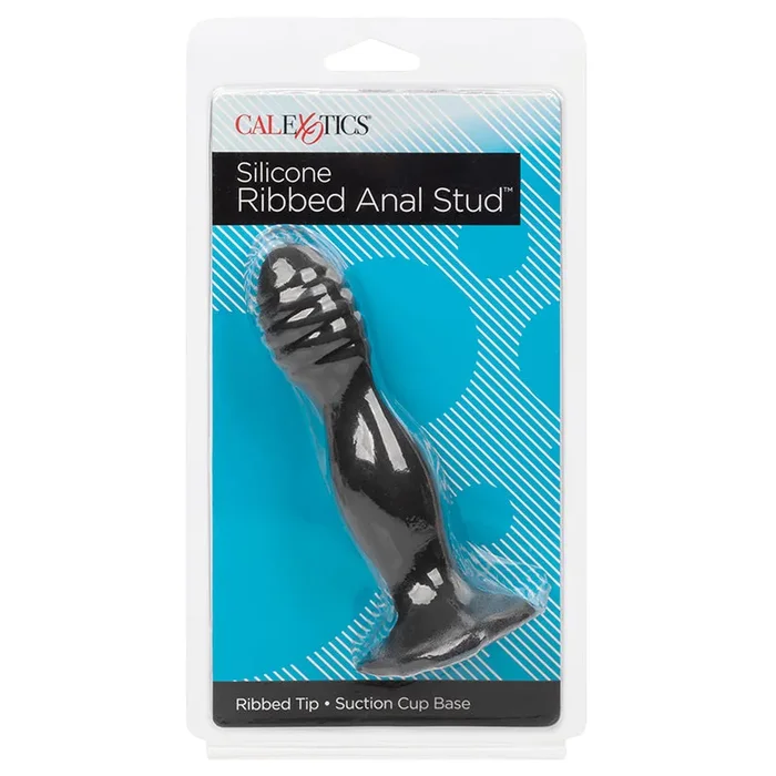 Silicone Ribbed Anal Stud