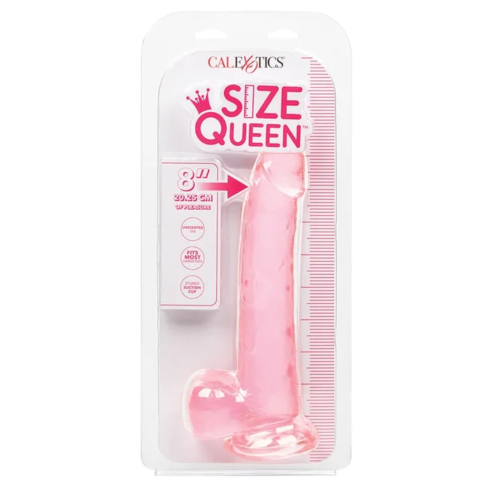 Size Queen-Pink 8″