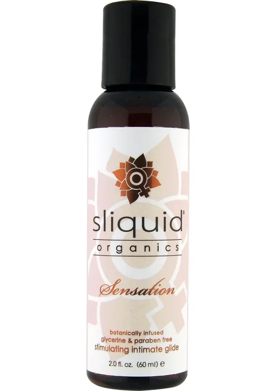 Sliquid Organics Sensations Botanically Infused Stimulating Intimate Glide Lubricant