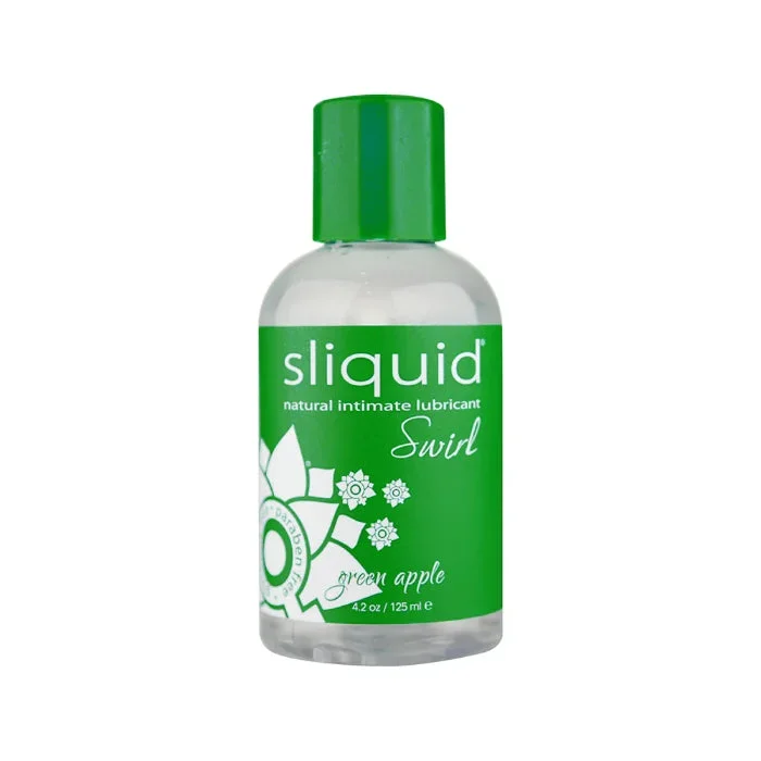 Sliquid Swirl Green Apple Vegan Flavored Water-Based Lubricant