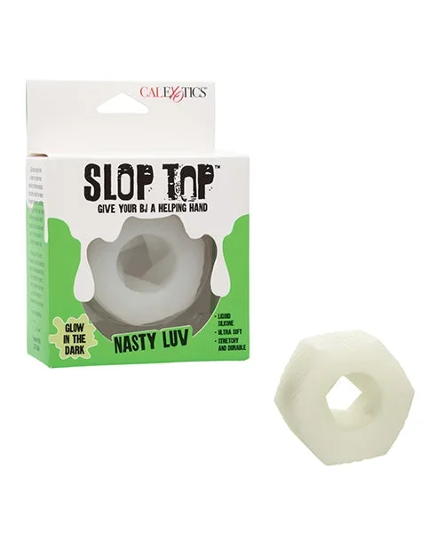 Slop Top Glow in the Dark Nasty Luv Stroker – White