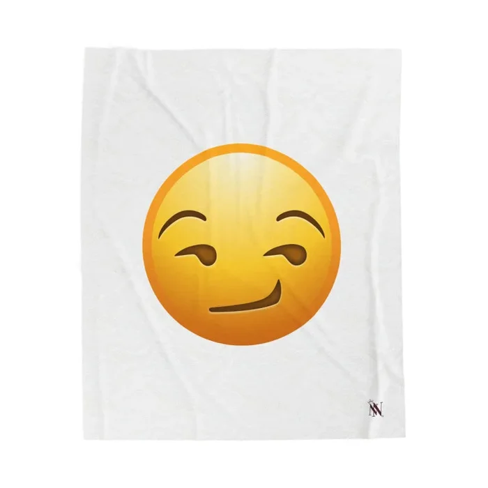 Smirking Face Emoji | Mix & Match Soft Fun-Flirty Lovers’ Blankets