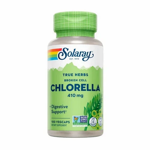 Solaray, Chlorella, 410 mg, 100 Caps