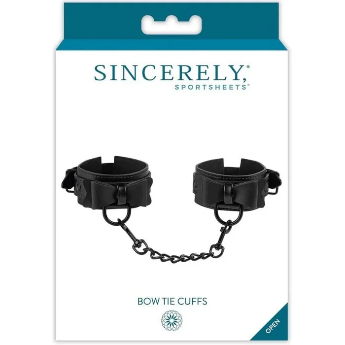 Sportsheets Sincerely Bow Tie Cuffs