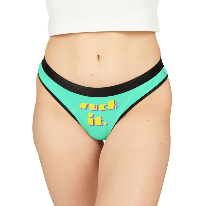 suck it. | Women’s Thongs | Playful, Comfy, & Sexy