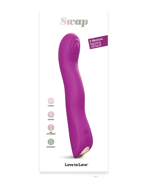Swap Tapping Vibrator – Sweet Orchid
