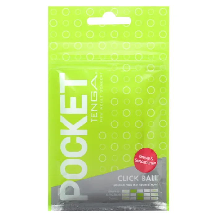 Tenga Pocket-Sized Masturbator – Click Ball Texture