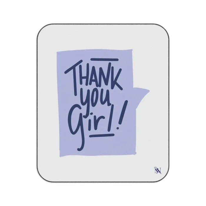 Thank You Girl! | Mix Match Fun-Flirty Lovers’ Water-Resistant Blankets