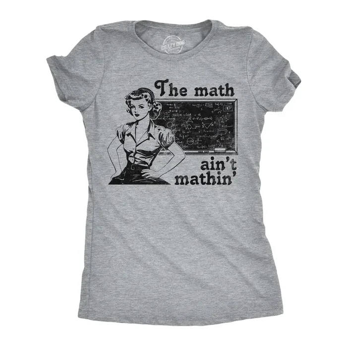 The Math Aint Mathin Women’s T Shirt