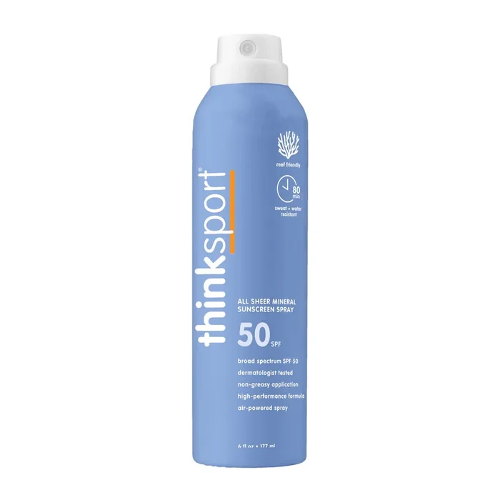 thinksport SPF 50 All Sheer Mineral Sunscreen Spray