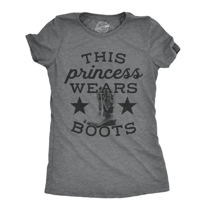 This Princess Wears Boots Women’s Tshirt