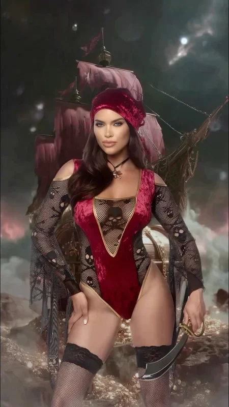 Treasure chest pirate costume 6600