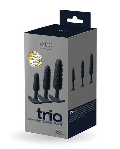 VeDO Trio Anal Plug Set – Black