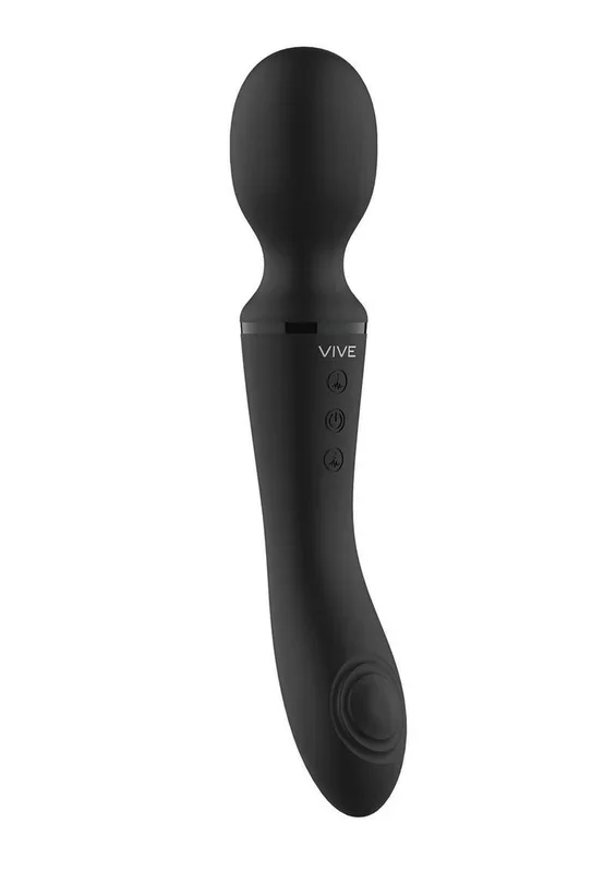 Vive Enora Rechargeable Silicone Double End Pulse Wave Wand and Vibrator