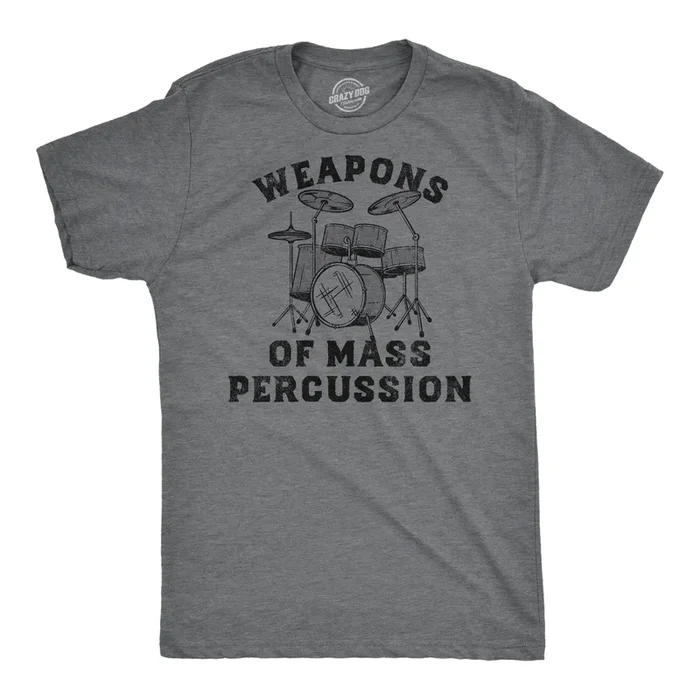 Weapons of Mass Percussion Men’s Tshirt