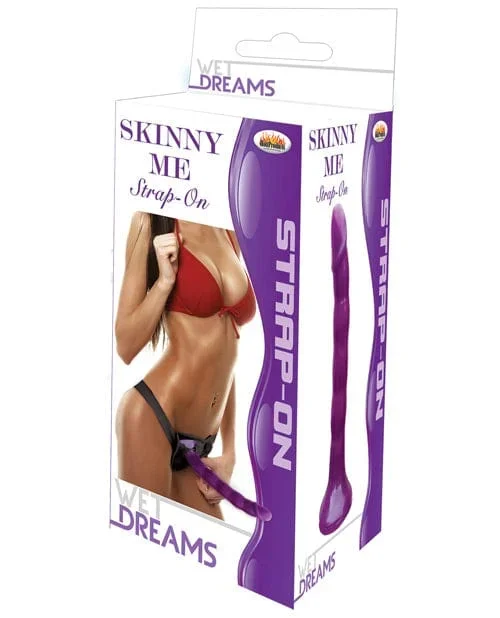 Wet Dreams Skinny Me 7″ Strap On with Harness