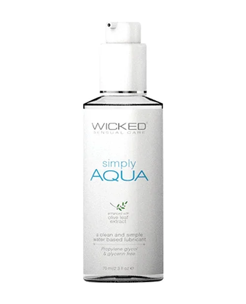 Wicked Sensual Care Simply Aqua Lubricant – 2.3 oz