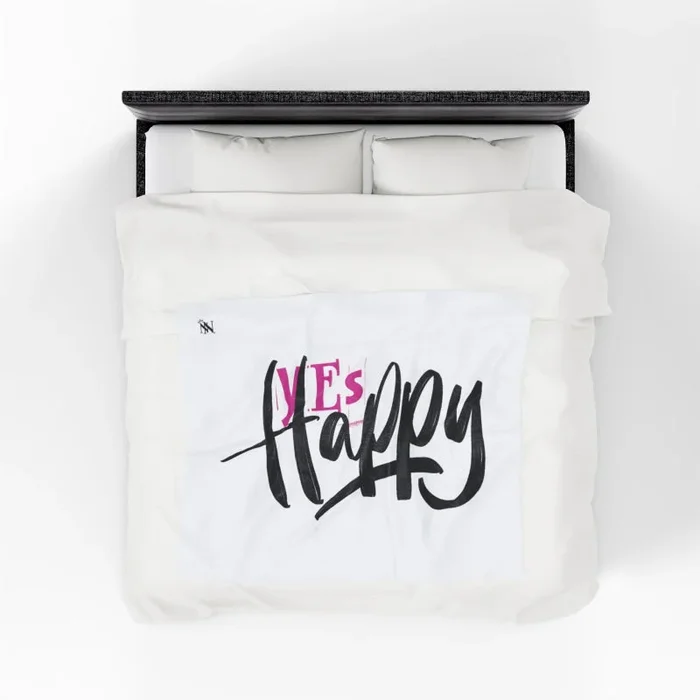 Yes Happy | Mix & Match Soft Fun-Flirty Lovers’ Blankets