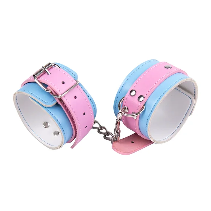 Yiwu Transgender Pride Faux Leather Ankle Cuffs