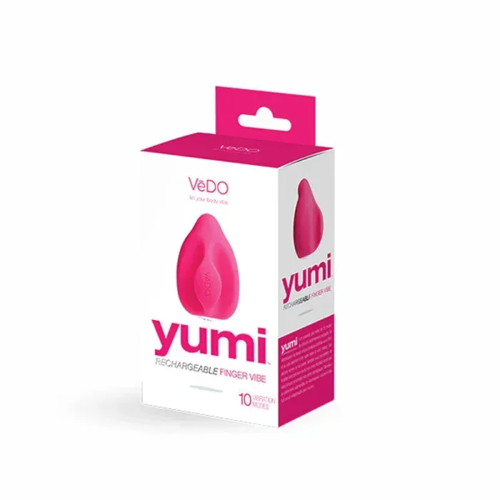 Yumi Rechargeable Finger Vibe – Foxy Pink