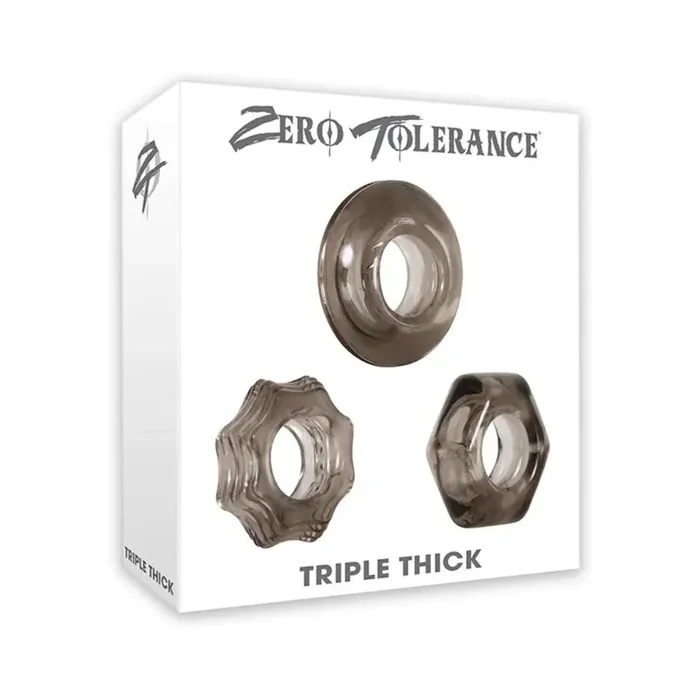 Zero Tolerance Triple Thick 3-Piece Cockring Set