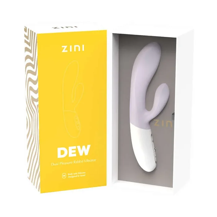 Zini Dew Purple Hydrangea Rabbit Vibrator