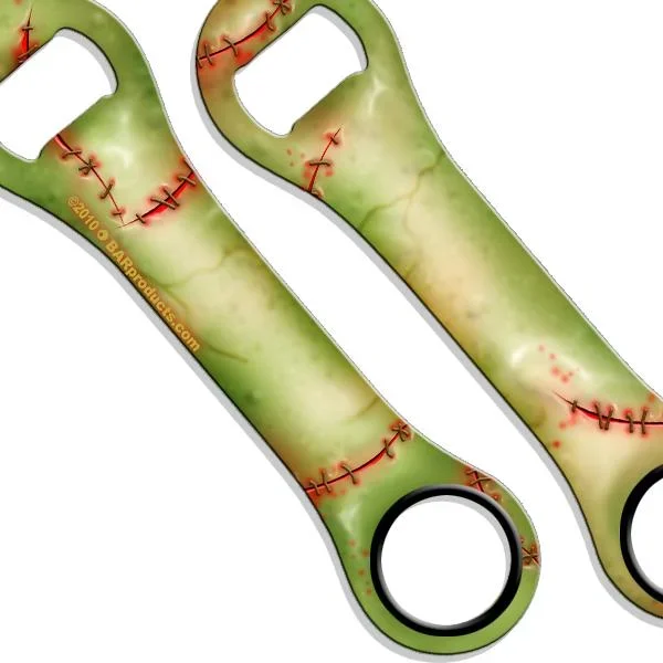 Zombie Skin Dog Bone Bottle Opener