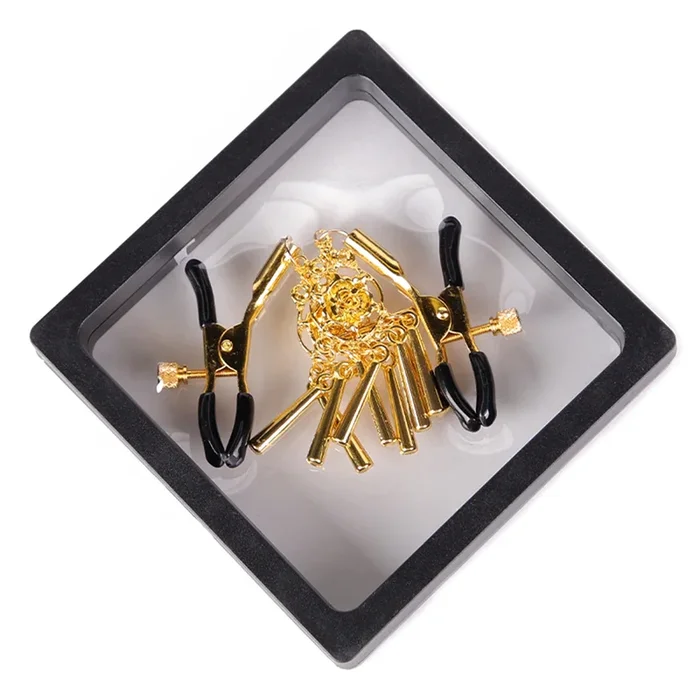 ZYL Rose Chime Tassels Nipple Clamps